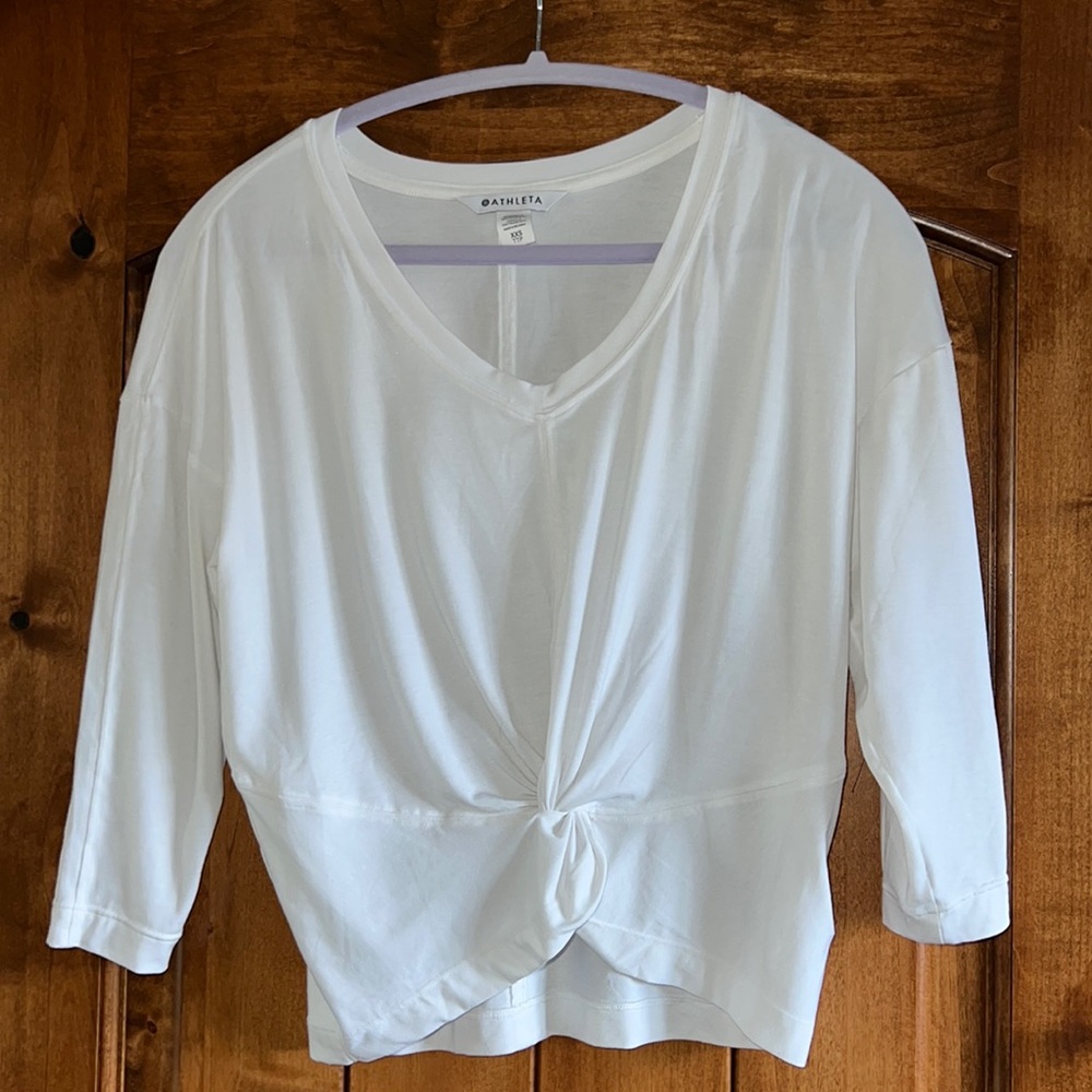 Athleta twist front top